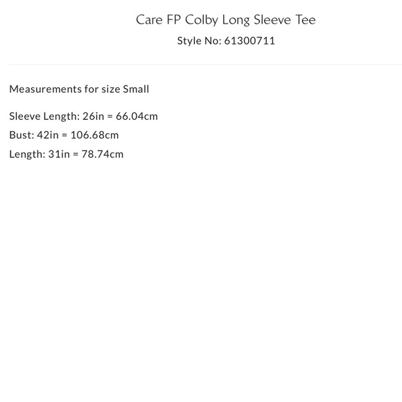 NWOT Free People Colby Long Sleeve XS Oversized Apple Cinnamon NEW $68 retail - Picture 8 of 9